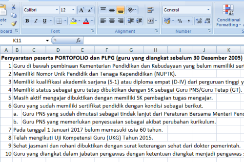 Inilah Syarat Akseptor Plpg Serifikasi Guru 2016