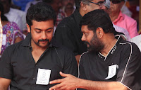 Surya and Vasanth At Hunger Strike in Support of Lankan Tamils photos