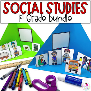 Grab this Social Studies 1st grade bundle for tons of fun and exciting social studies activities you can incorporate into your curriculum this year.