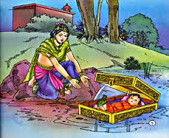 Kunti drowned karna in river