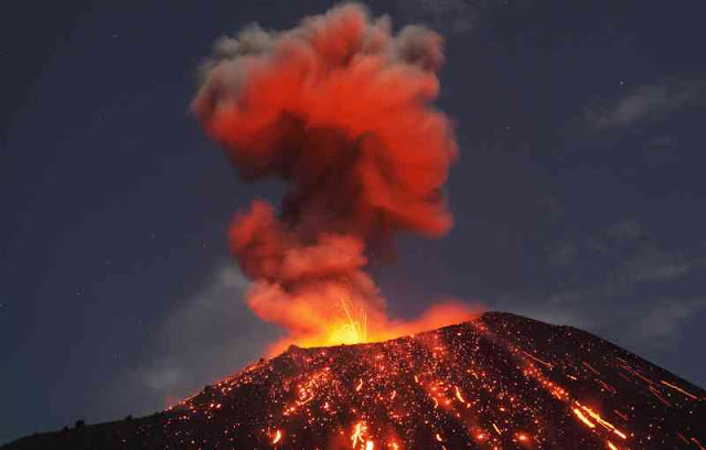 بركان ضخم نهاية العالم