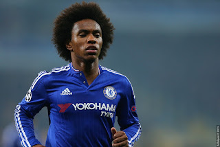 Willian sous le maillot de Chelsea