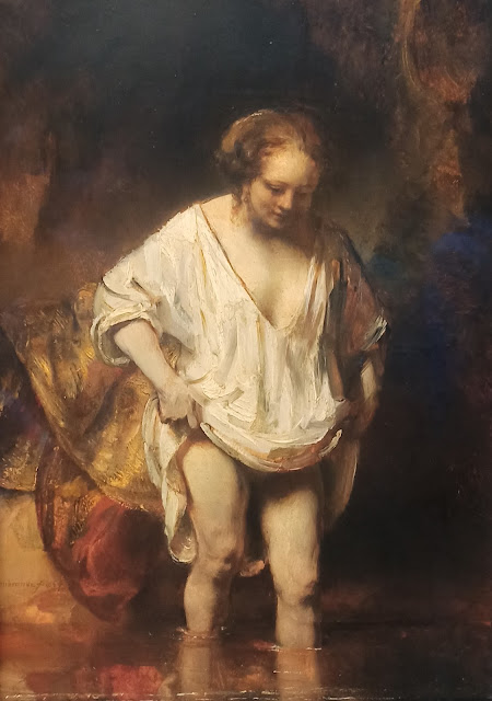 Rembrandt A Woman bathing in a Stream Hendrickje Stoffels