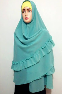 kerudung bahan sifon, jilbab bahan sifon, hijab bahan sifon