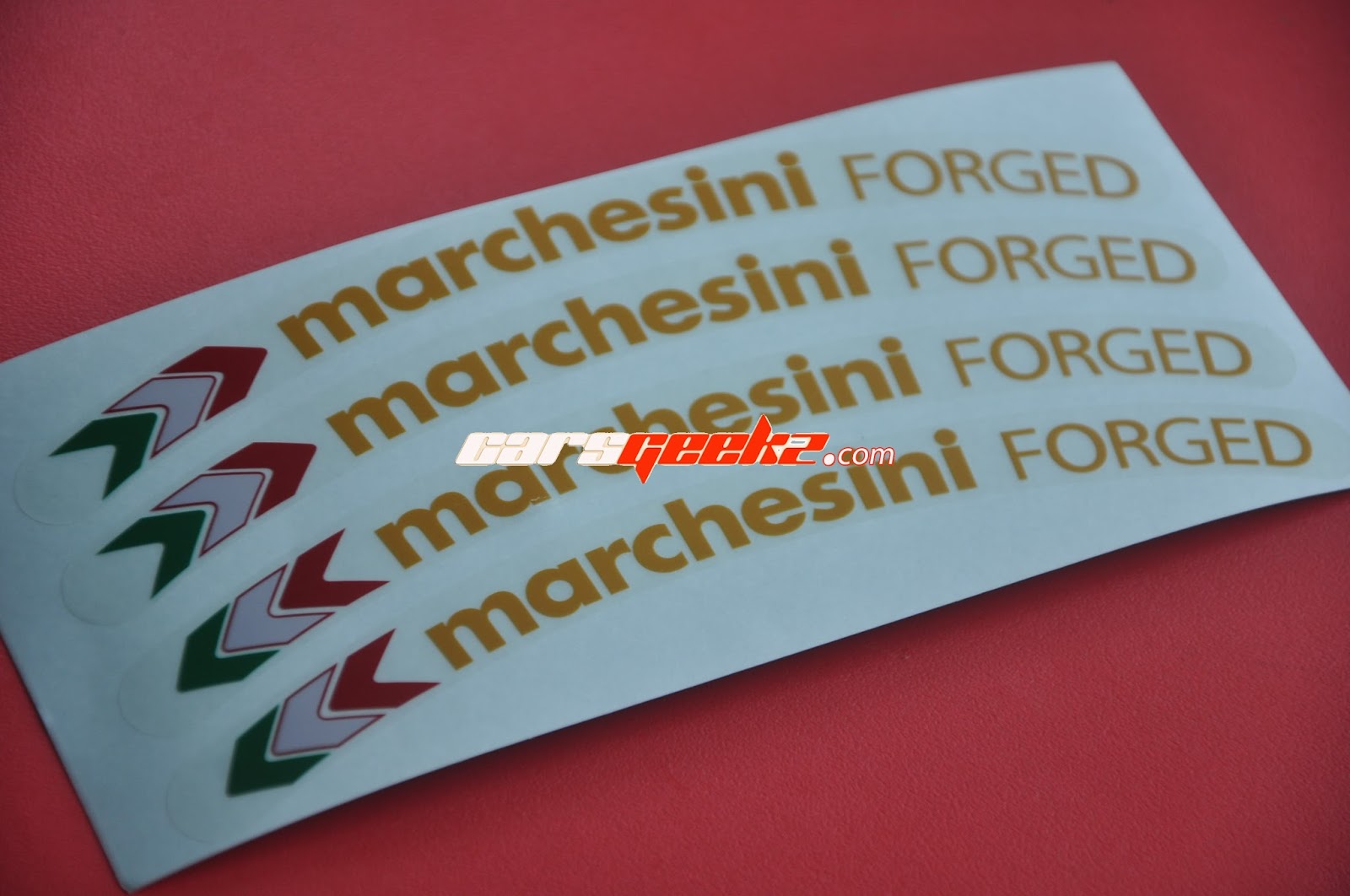 Marchesini Forged for Ducati Decals