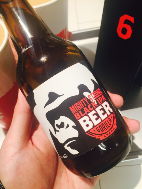 ゴリラビール（笑）（MIGHTY STRONG BLACK IPA BEER)