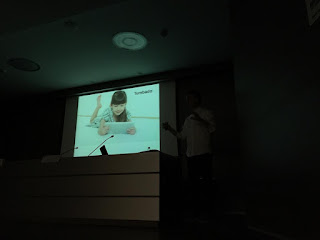 Álvaro Varona durante su charla