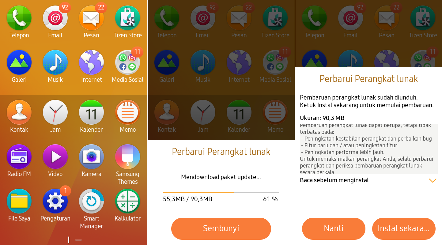 Review WhatsApp Versi Tizen Dan Perbandingannya Dengan OS Lain