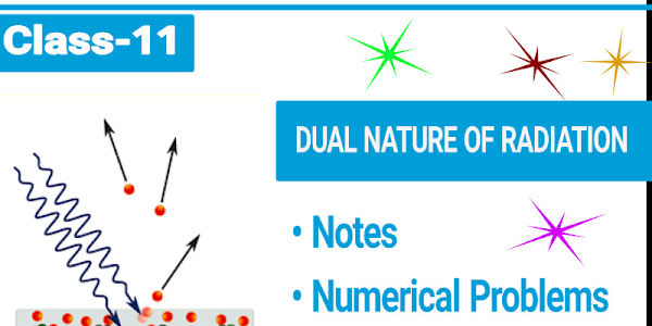 Dual Nature of Radiation-NEB Class 11 Physics: Notes download 