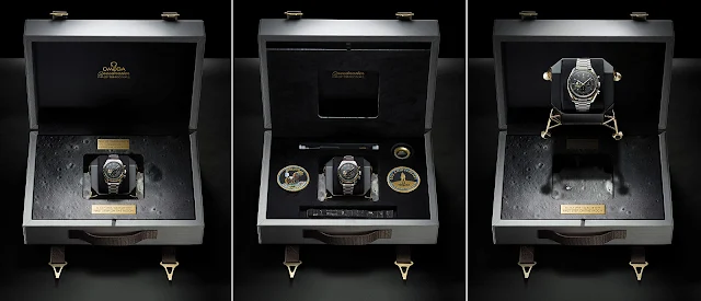 The box of the new Omega Speedmaster Apollo 11 50th Anniversary Limited Edition