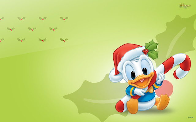 Fondo de Escritorio de Navidad del Bebe Donald