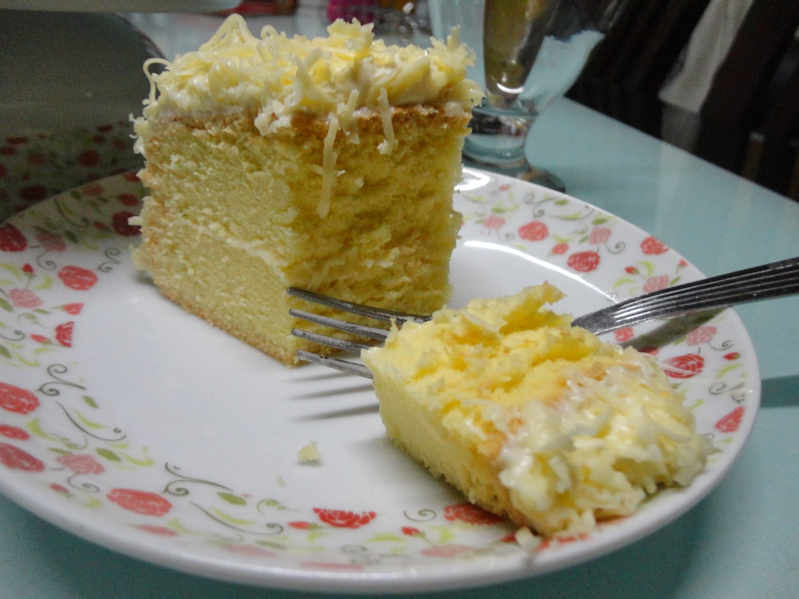 Husna's Life: RESEPI : snow cheese cake / kek keju meleleh