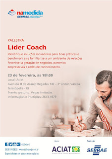 Convite SEBRAE Teresópolis - Palestra Líder Coach 23/02/2016