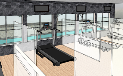 design in body building area