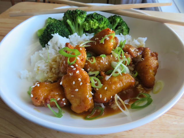 Chinese Orange Chicken for Two