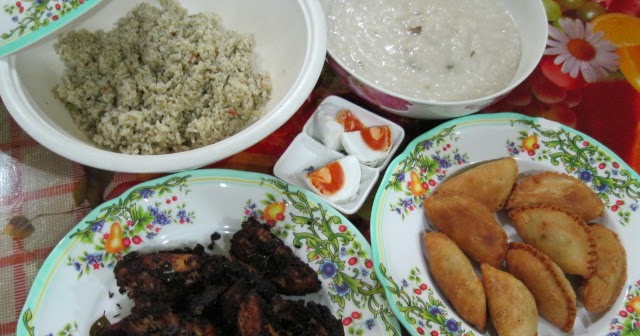 Dari Dapur Ummi: Nasi Ulam dan Ayam Goreng Berempah