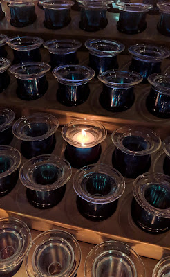 Our Prayer Candle at the Notre-Dame Cathedral, Paris, France