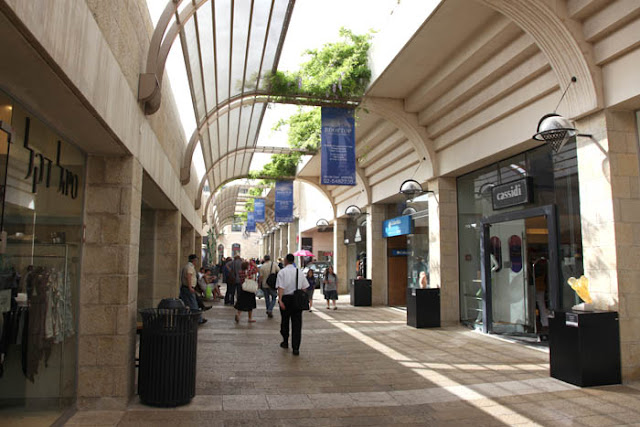 Jerusalem, Mamilla  open Mall