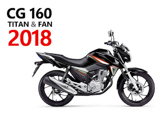 Honda CG 160 2018 para Trabalhar no Serviço de Moto Táxi, Preços, Ficha Técnica e Fotos. 