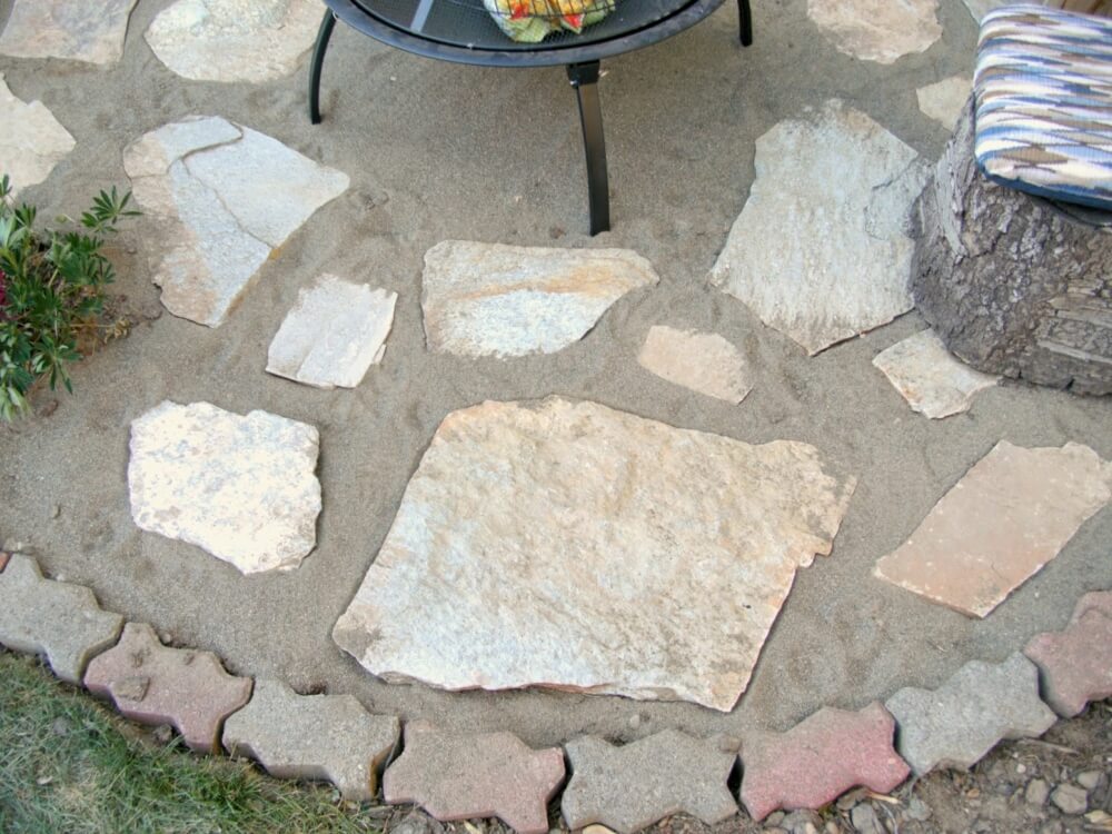 DIY Fire Pit Lounge Area