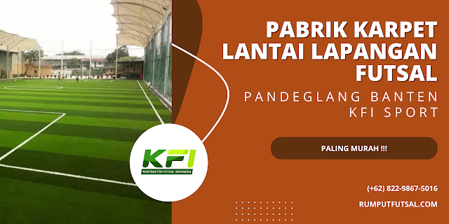 Pabrik Karpet Lantai Lapangan Futsal Di Pandeglang Banten KFI Sport