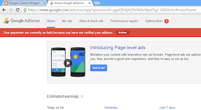 Verifikasi PIN Google Adsense