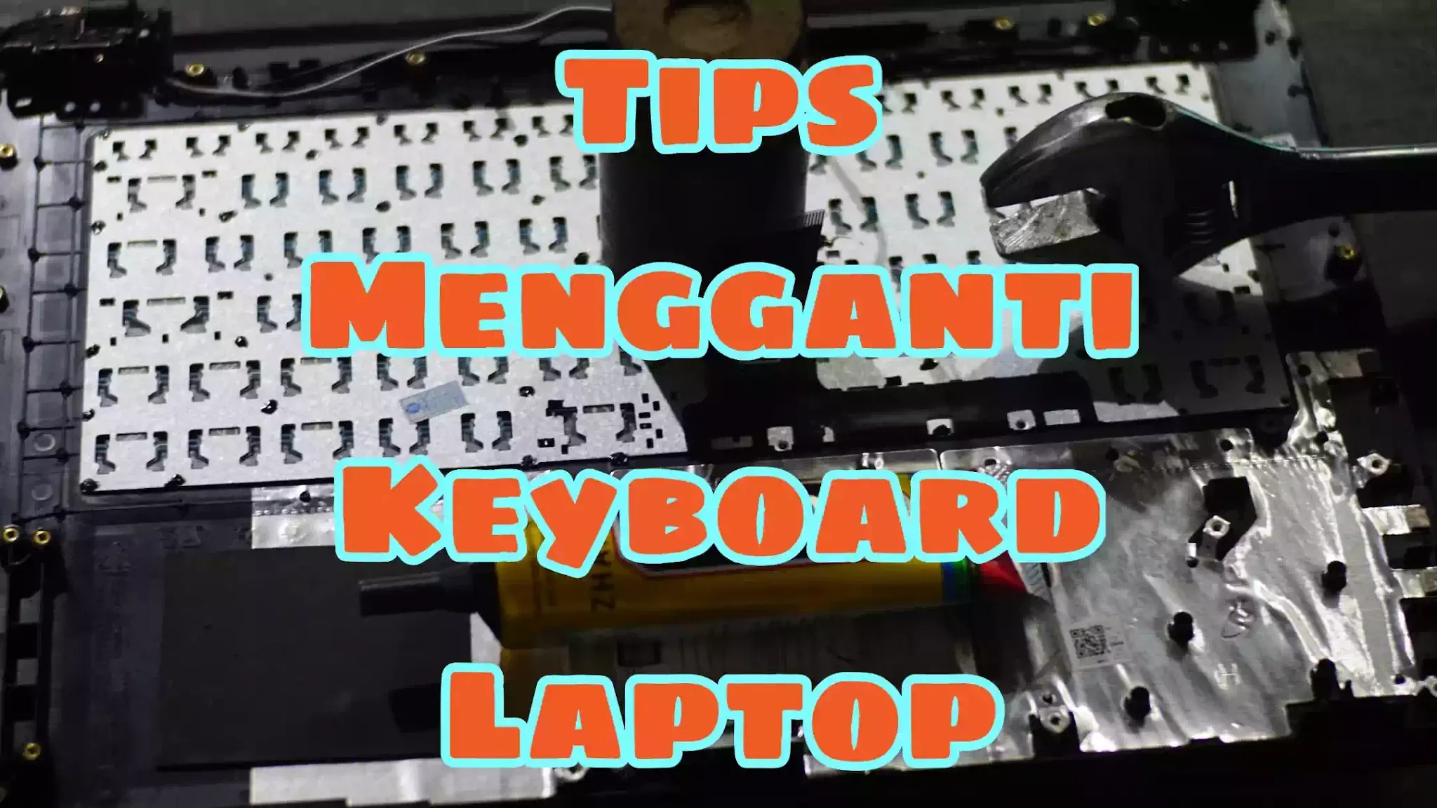 cara mengganti keyboard laptop