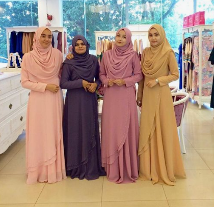 10 Model Baju Busana Muslim Wanita Terbaru 2019 Mesin Jahit