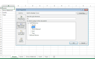 hyperlink in excel