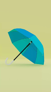 Blue Umbrella 3D 5