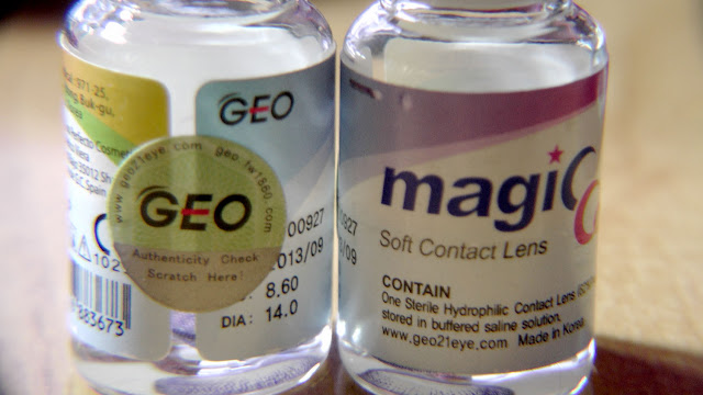 GEO Magic Color Hurricane HC-101 Violet Soft Contact Lens Authentication