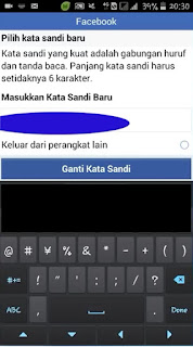 Cara Mengembalikan Kata Sandi Facebook Yang Lupa