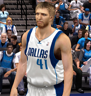 NBA 2K13 Dirk Nowitzki Long Beard Mod