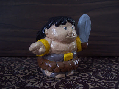 Figure heroquest little people fimo figurine hero quest barbare barbarian