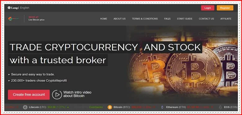 Мошеннический проект cryptoliteprofit.com – Отзывы, развод, обман! Компания Cryptoliteprofit Limited мошенники