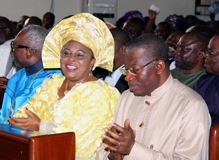 Photos from Thanksgiving Service for Jonathan & Wife in Bayelsa