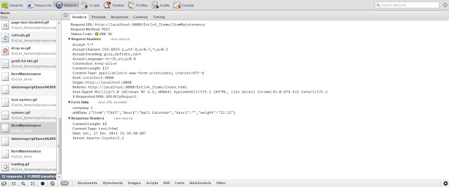 ExtJs 4 MVC Architecture tutorial using Java Servlets