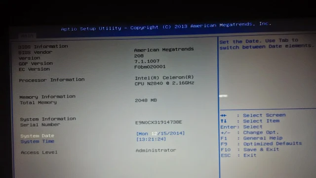Cara Instal Windows Seven 7 32 bit Asus Type X453M
