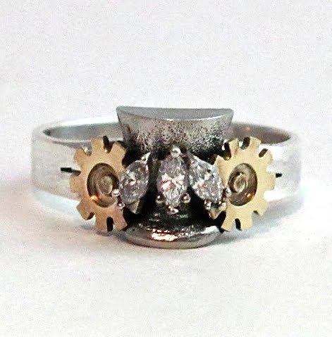 SteamPunk Wedding Ring