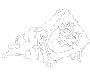 #13 Spongebob Coloring Page