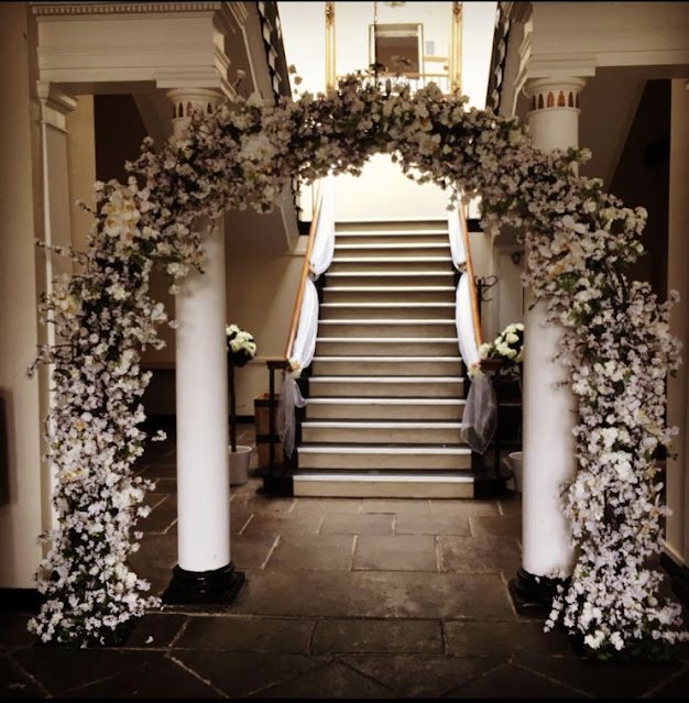 floral wedding arch