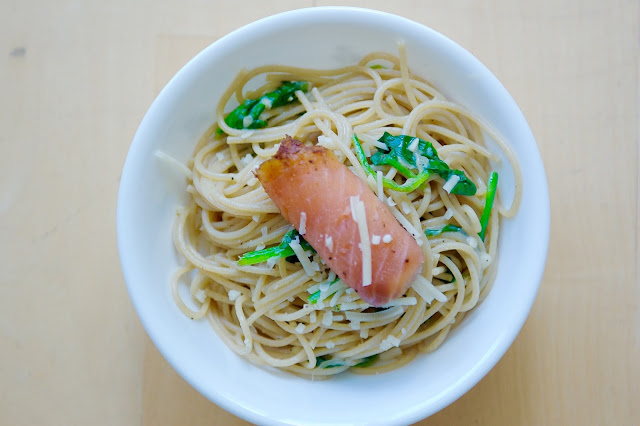 pasta with spinach