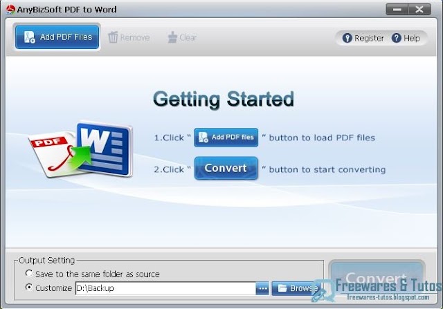 AnyBizSoft PDF to Word Converter : convertir les PDF en documents Microsoft Word (Docx et Doc)