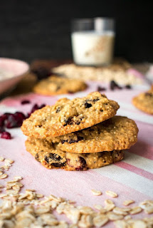 Receta : Galletas de avena y pasas