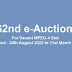 62nd e-Auction - PB Invited applications for MPEG-4 Vacant Slots