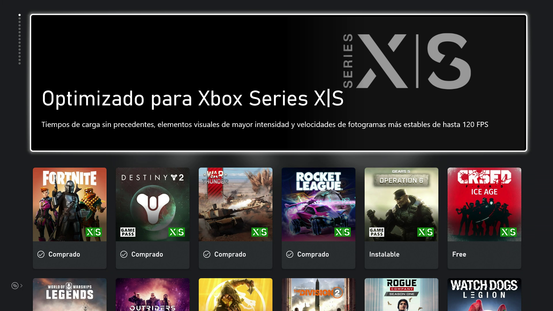 30 juegos completamente optimizados para Xbox Series X y Xbox