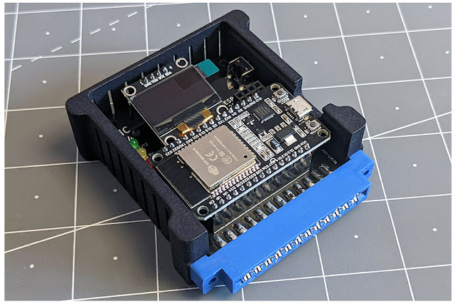 WiC64 3D Printed Case with electronics