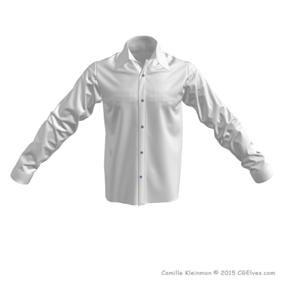 Marvelous Designer Shirt from CGElves Marvelous Designer MD5 Tutorials