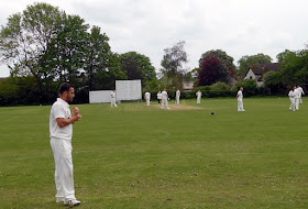 Cricket being played by Brigg Town at the Recreation Ground