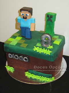 Minecraft cake